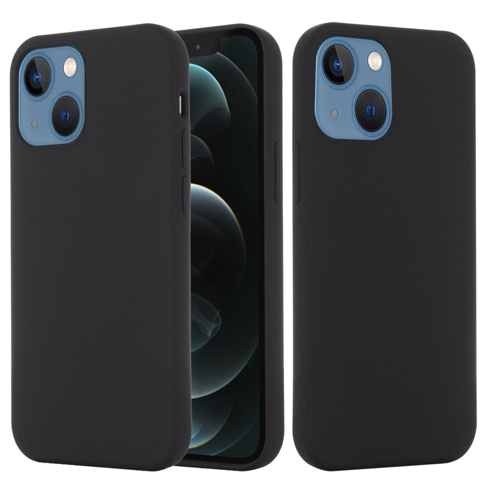 iPhone 14 Plus Silicone Magnetic Case Black