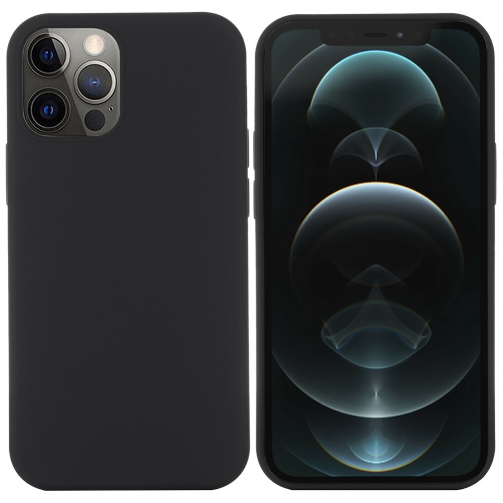 iPhone 14 Pro Silicone Magnetic Case Black