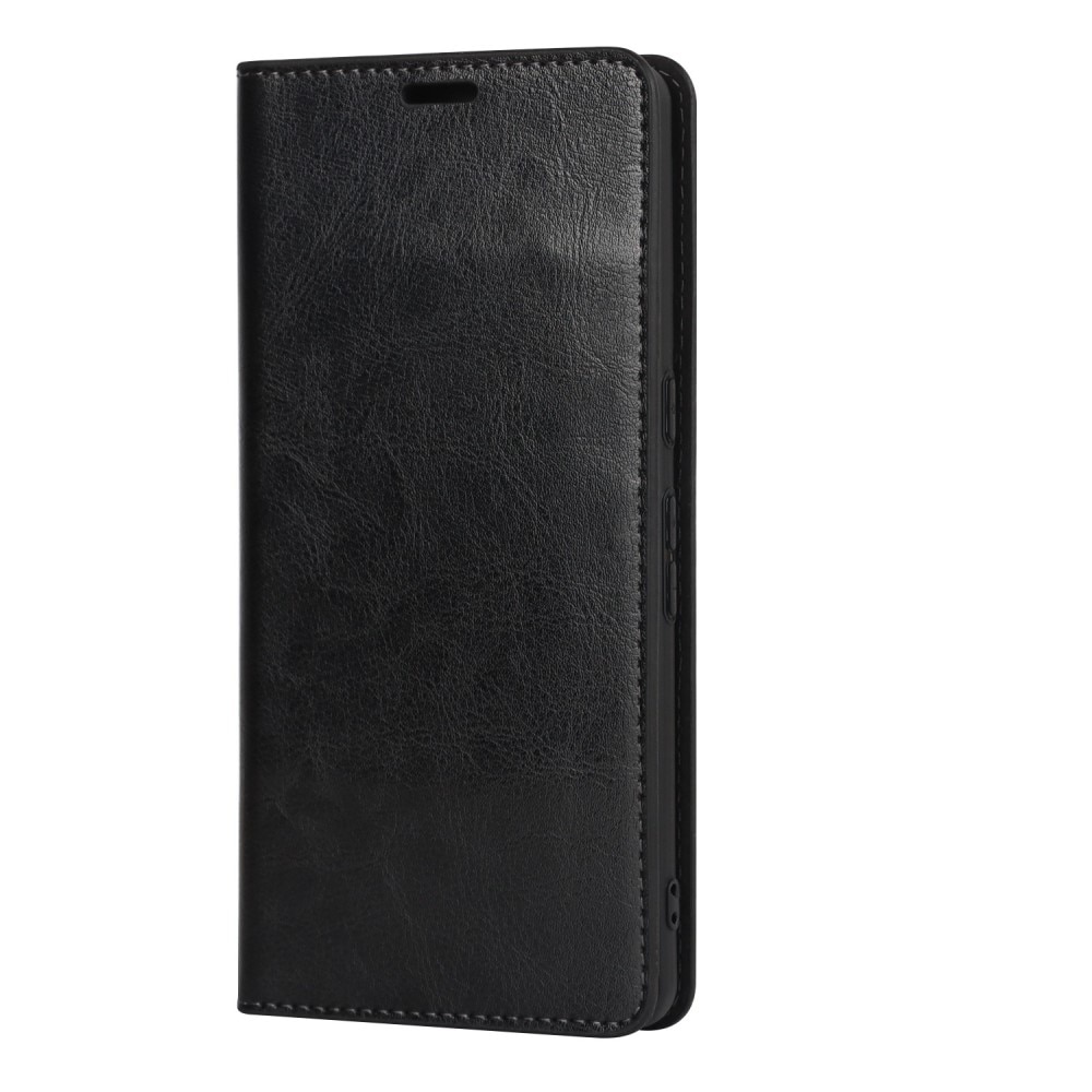 Google Pixel 7 Pro Genuine Leather Wallet Case Black