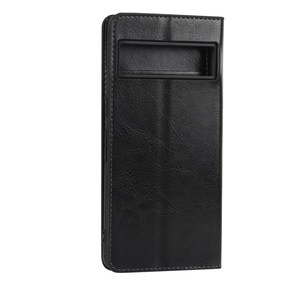 Google Pixel 7 Pro Genuine Leather Wallet Case Black