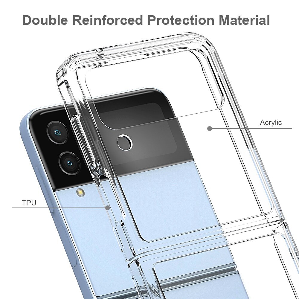 Samsung Galaxy Z Flip 4 Hybrid Case Transparent