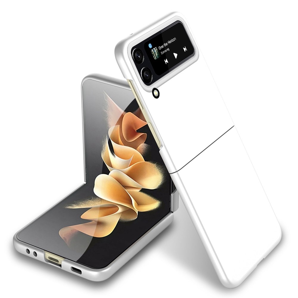 Samsung Galaxy Z Flip 4 Rubberized Hard Case White
