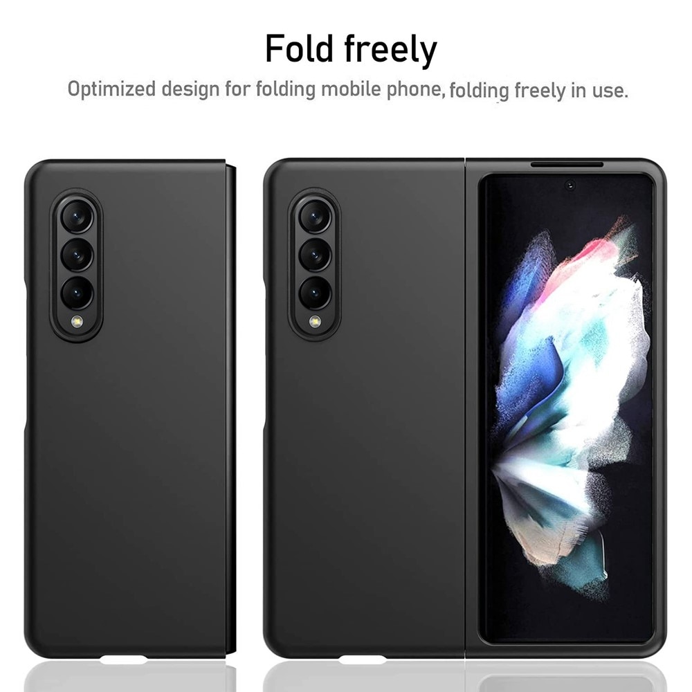 Samsung Galaxy Z Fold 4 Rubberized Hard Case Black