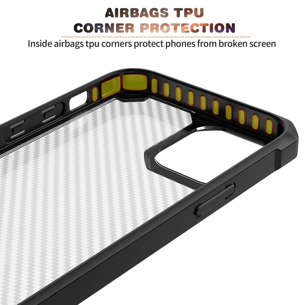 Hybrid Cover iPhone 14 Pro Max Carbon Fiber
