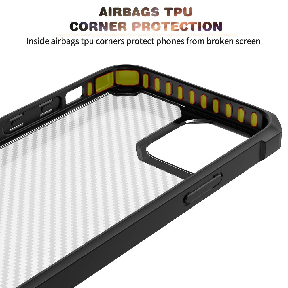 Hybrid Cover iPhone 14 Carbon Fiber