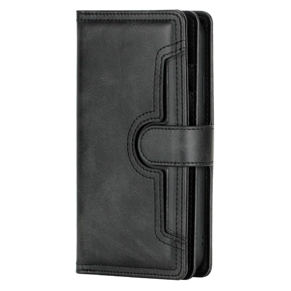 iPhone 14 Pro Max Multi-slot Leather Cover Black