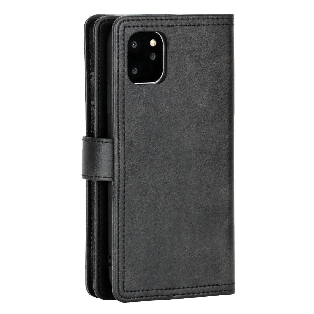 iPhone 14 Pro Multi-slot Leather Cover Black