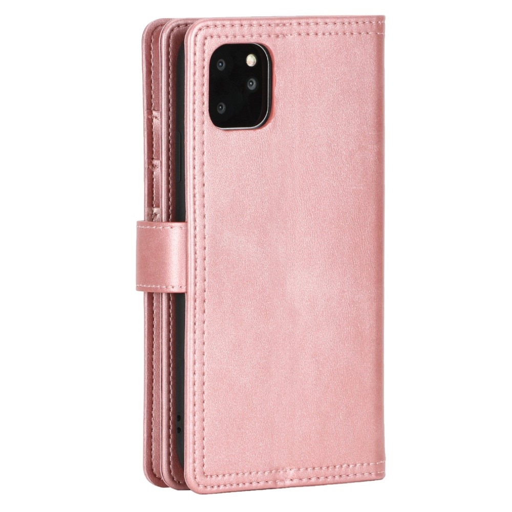 iPhone 14 Multi-slot Leather Cover Pink