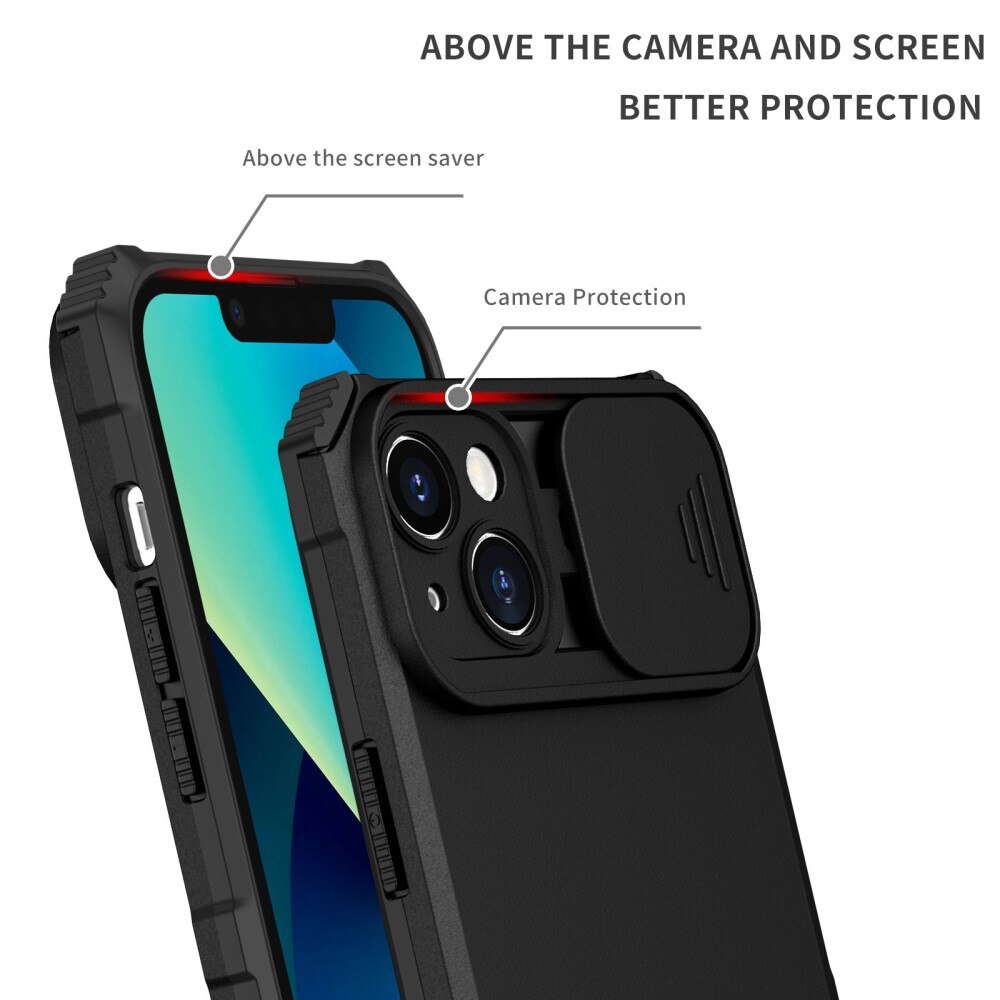 Apple iPhone 14 Plus Kickstand Case w. Camera Protector Black