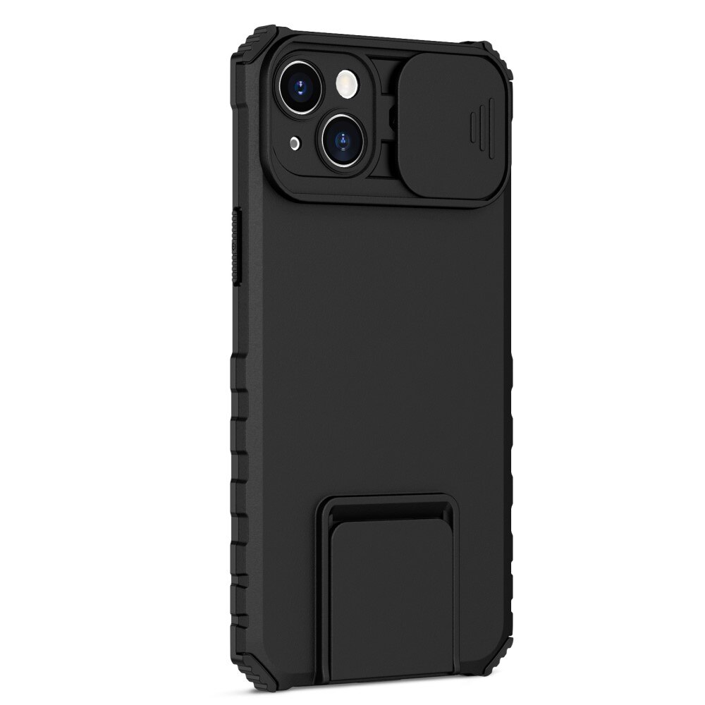 iPhone 14 Plus Kickstand Case w. Camera Protector Black