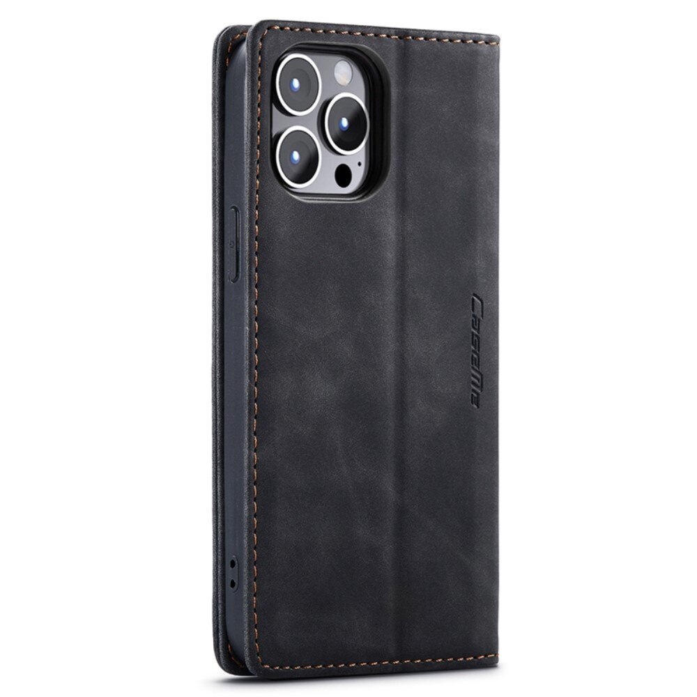 iPhone 14 Pro Max Slim Wallet Case Black