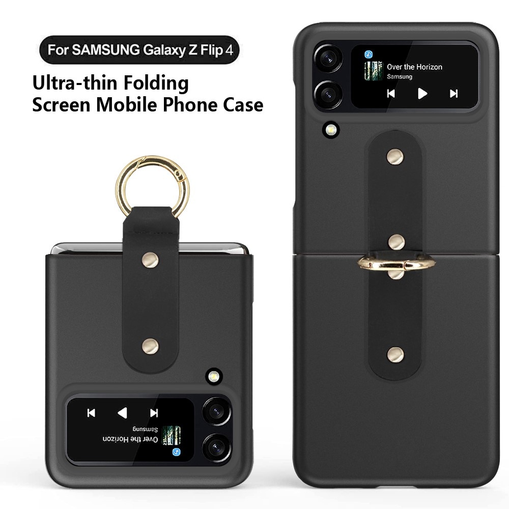 Samsung Galaxy Z Flip 4 Case with ring holder Black