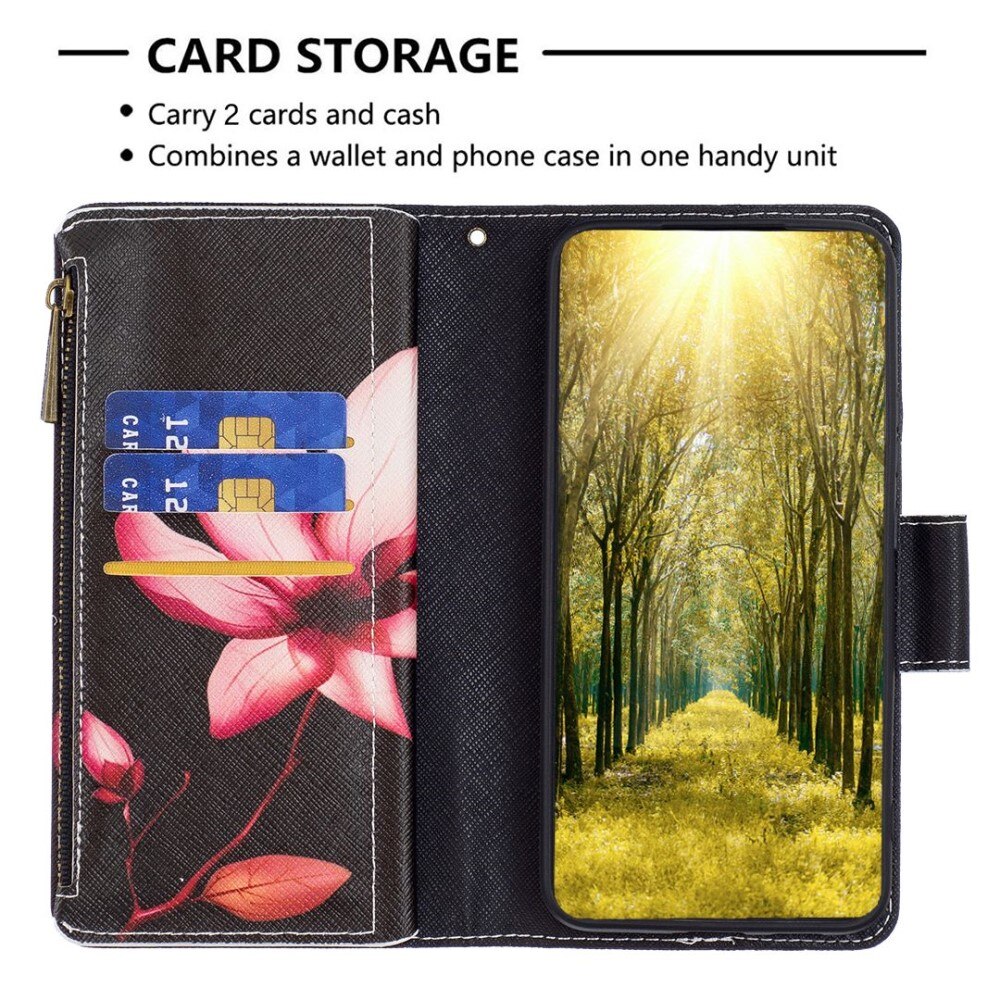 Nothing Phone 1 Wallet Purse Pink Flower