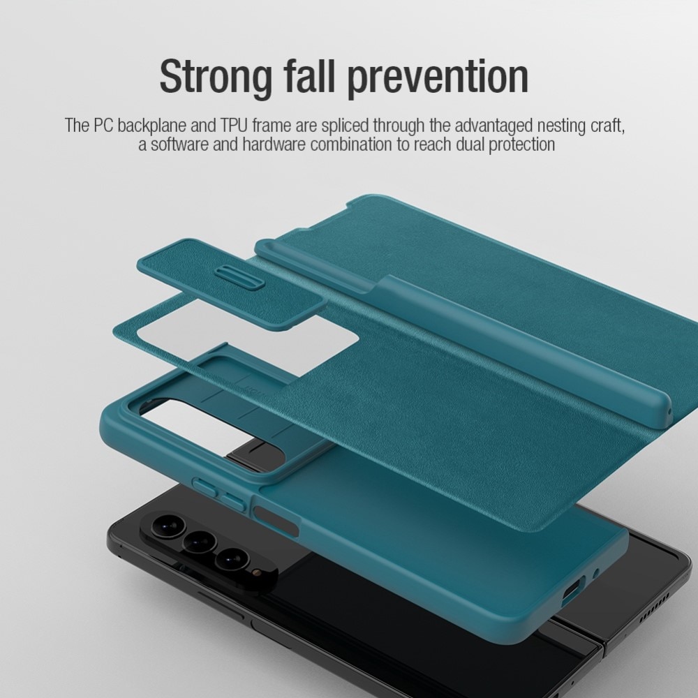 Samsung Galaxy Z Fold 4 Qin Pro Camshield with Pen slot Black