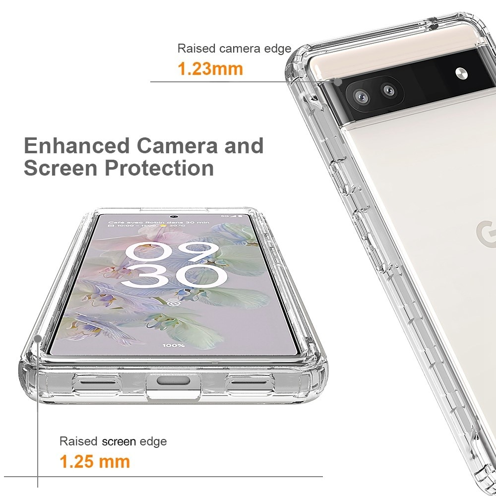 Google Pixel 6a Full Cover Case Transparent