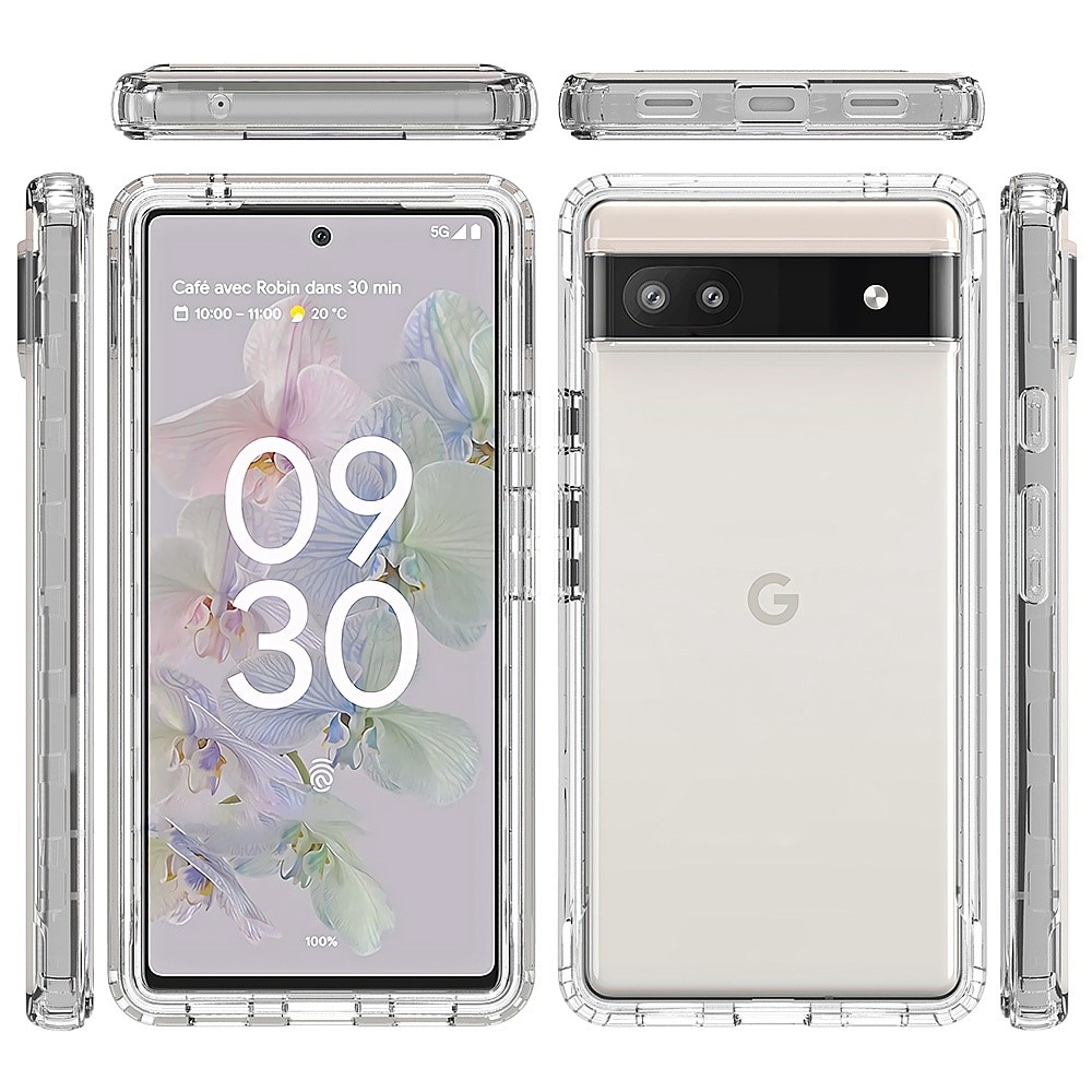 Google Pixel 6a Full Cover Case Transparent