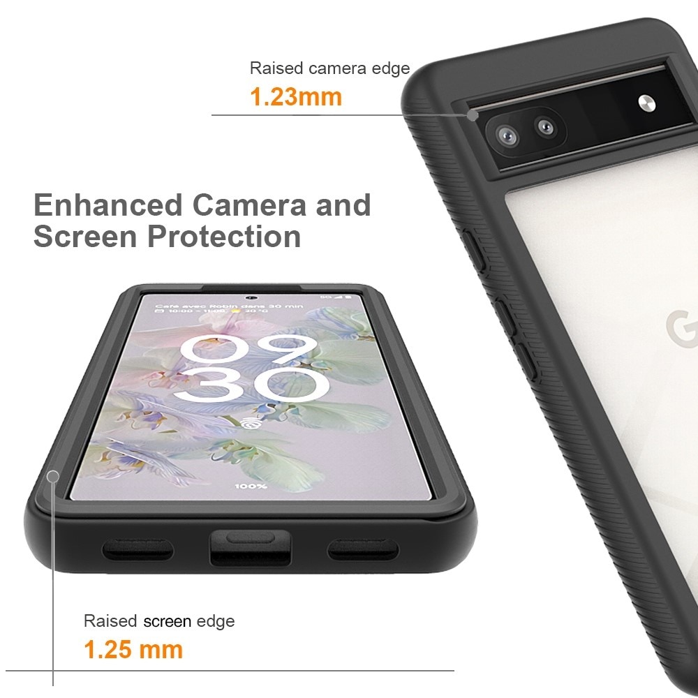 Google Pixel 7a Full Protection Case Black