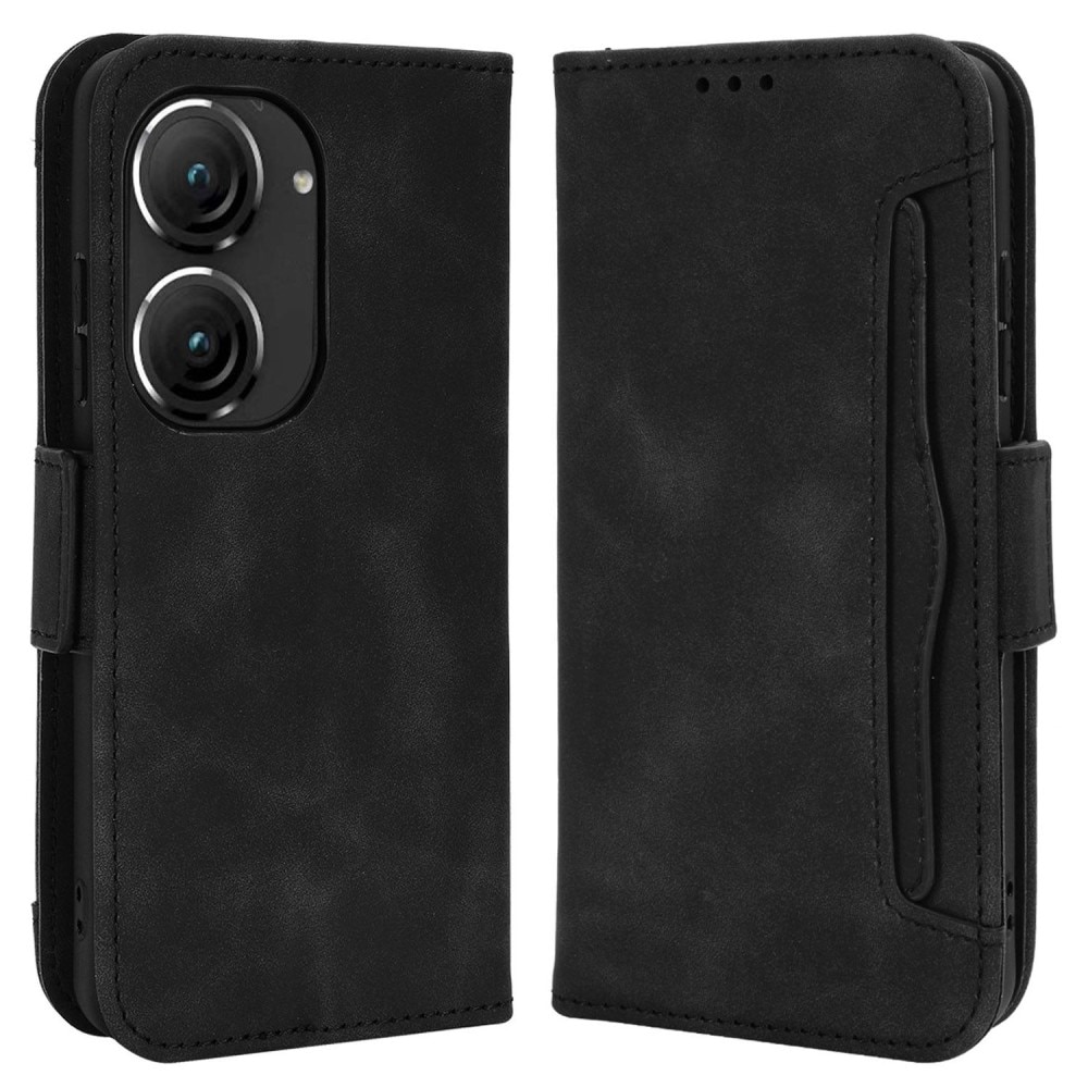 Asus Zenfone 9 Multi Wallet Case Black