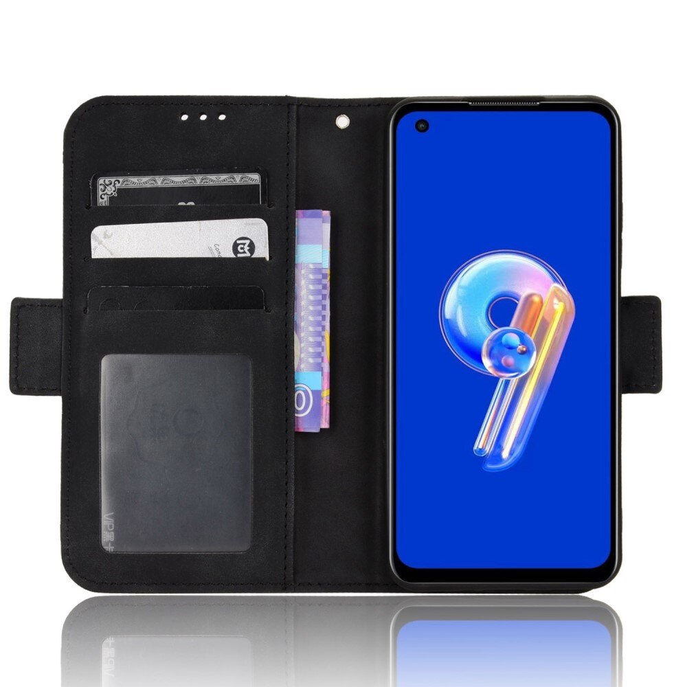 Asus Zenfone 9 Multi Wallet Case Black