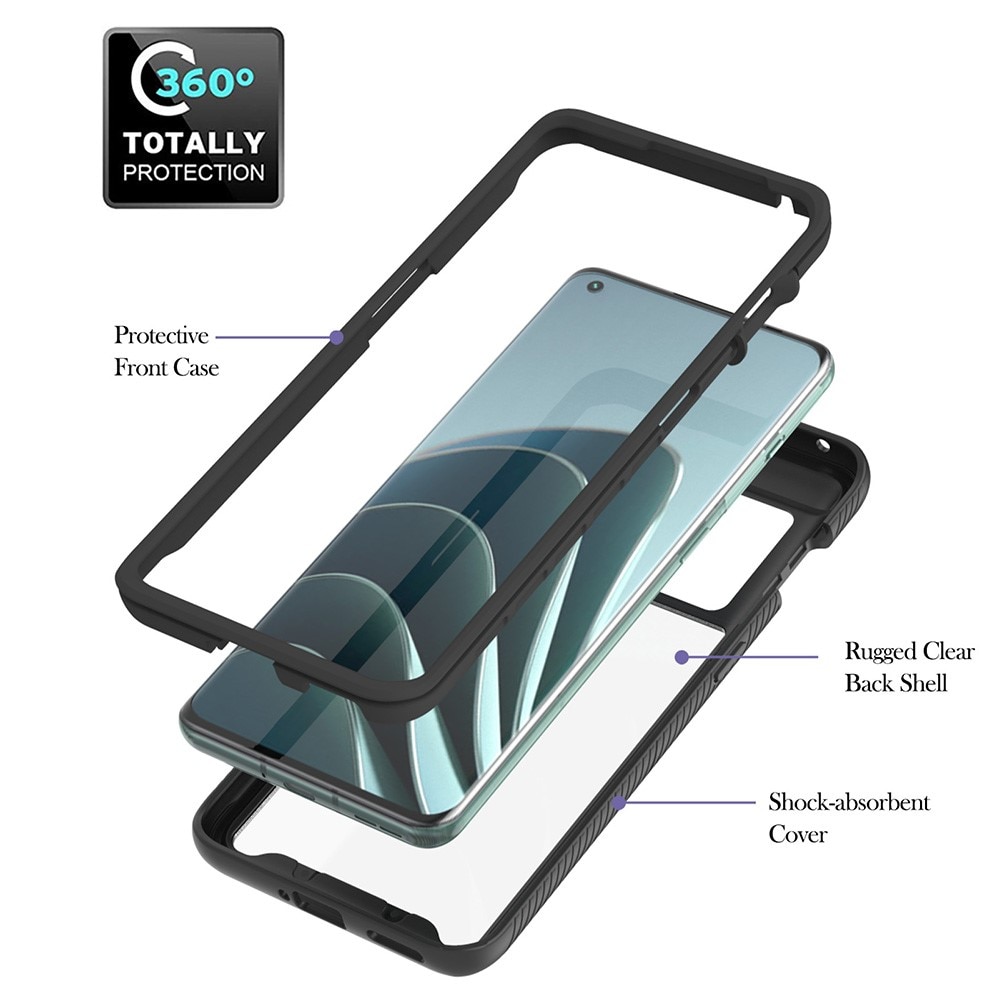 OnePlus 10 Pro Full Cover Ring Case Black