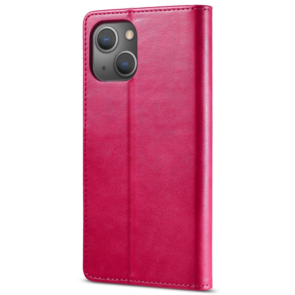 iPhone 14 Wallet Case Red