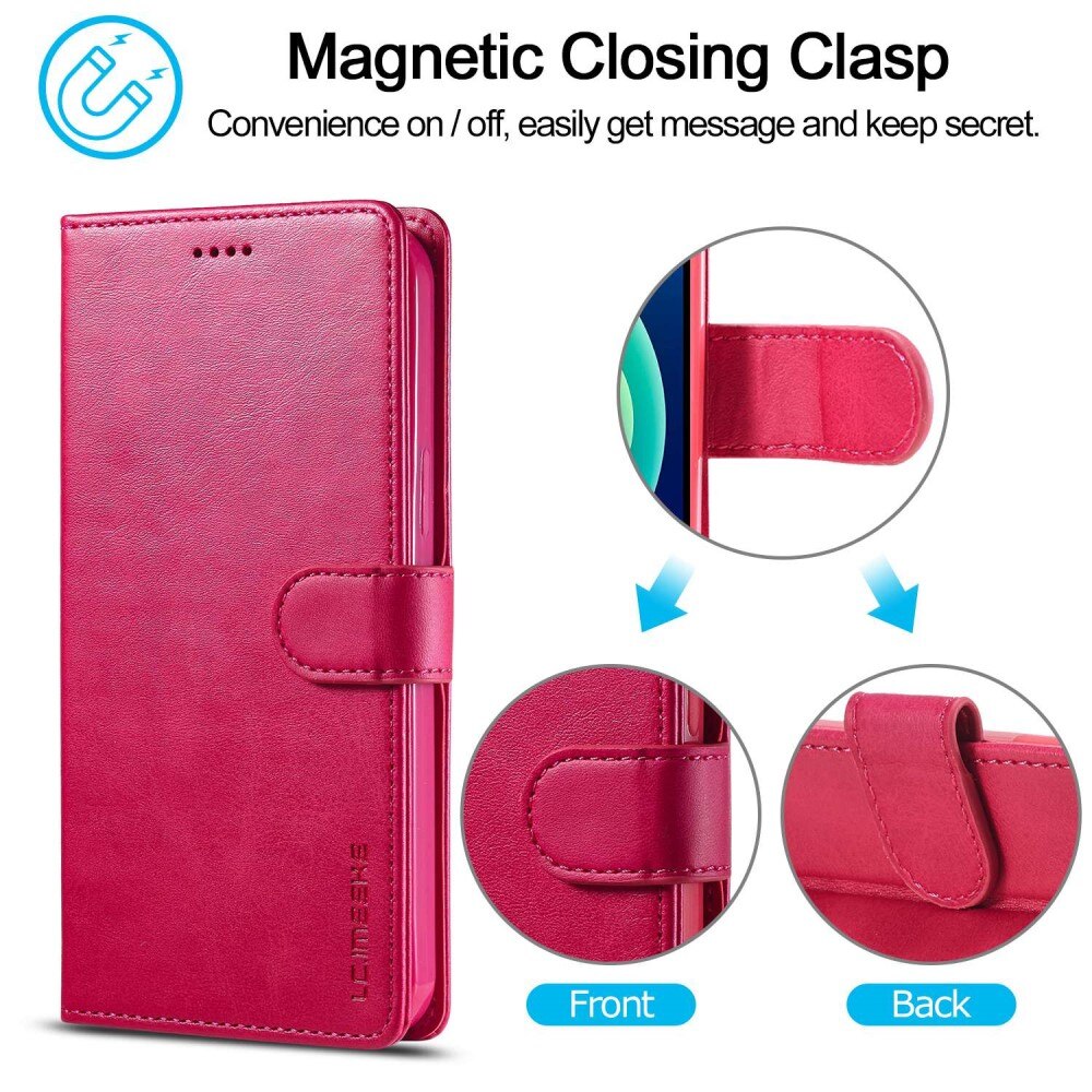 iPhone 14 Wallet Case Red