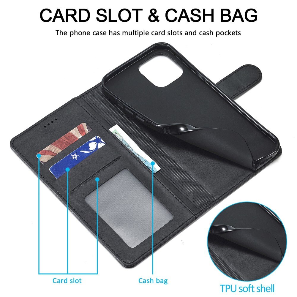 iPhone 14 Wallet Case Black