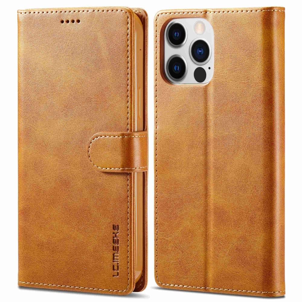 iPhone 14 Pro Wallet Case Cognac