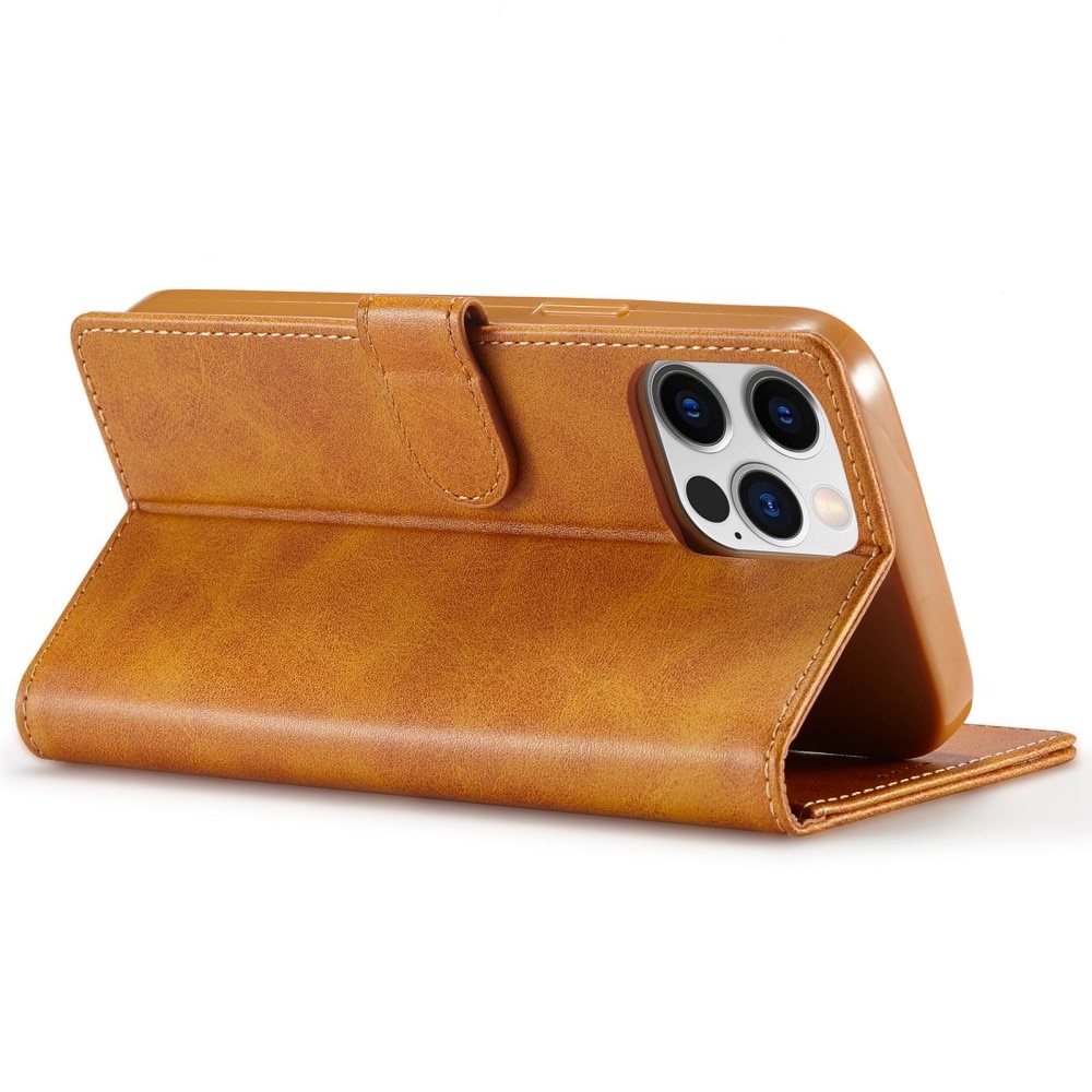 iPhone 14 Pro Wallet Case Cognac