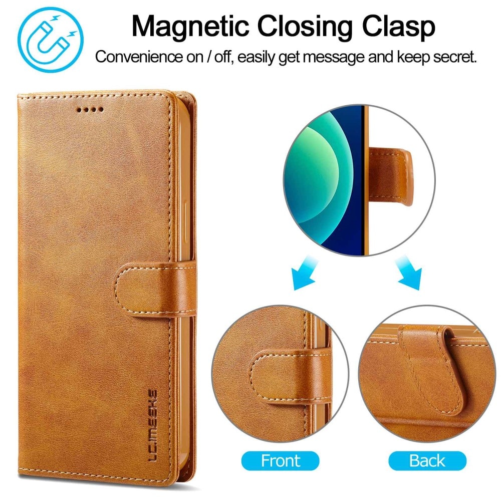 iPhone 14 Pro Wallet Case Cognac