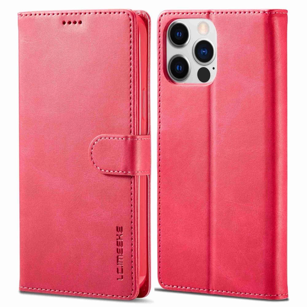 iPhone 14 Pro Wallet Case Red