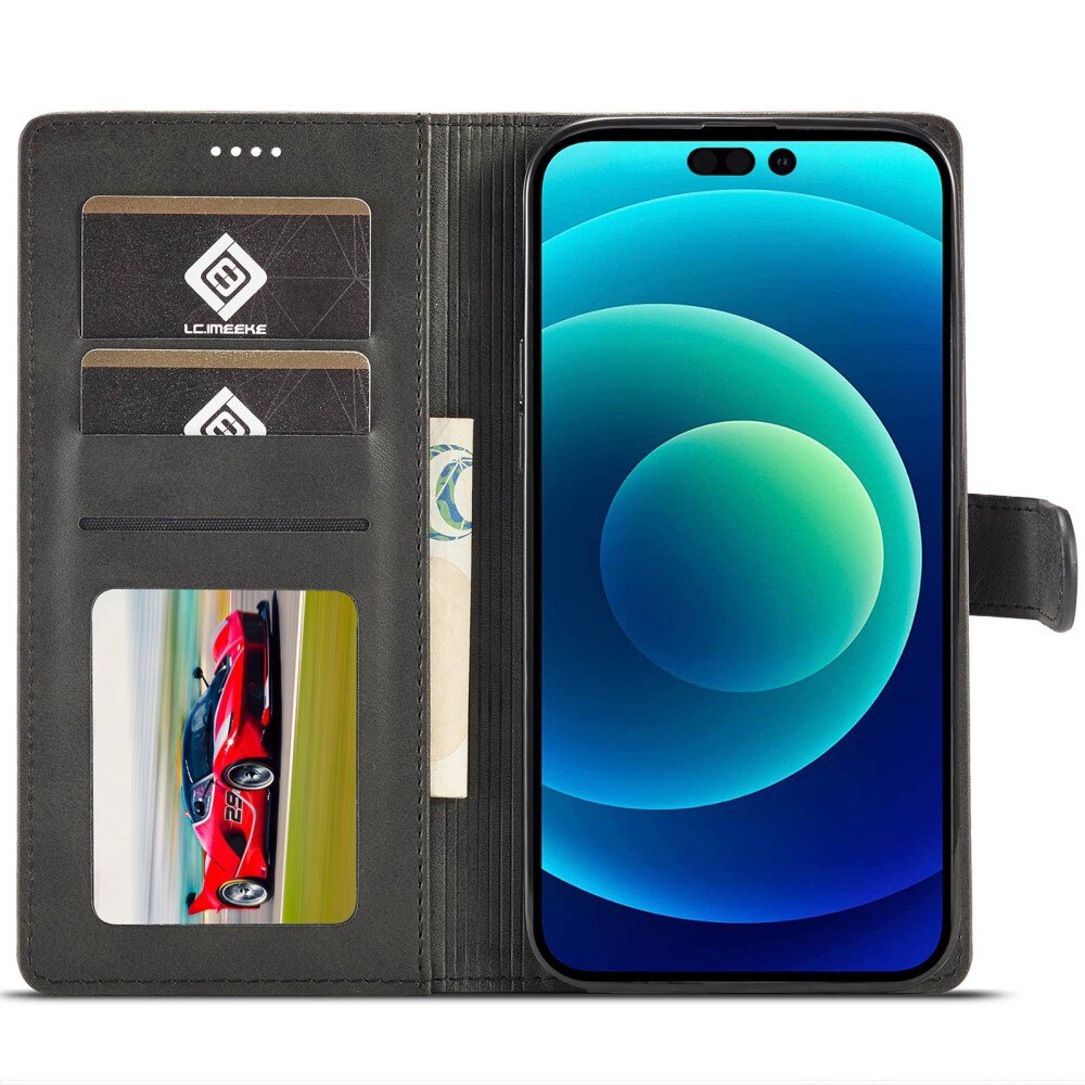 iPhone 14 Pro Wallet Case Black