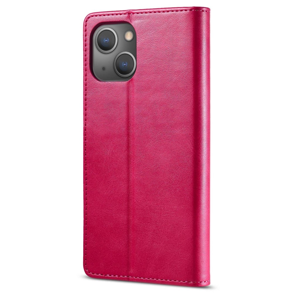 iPhone 14 Plus Wallet Case Red
