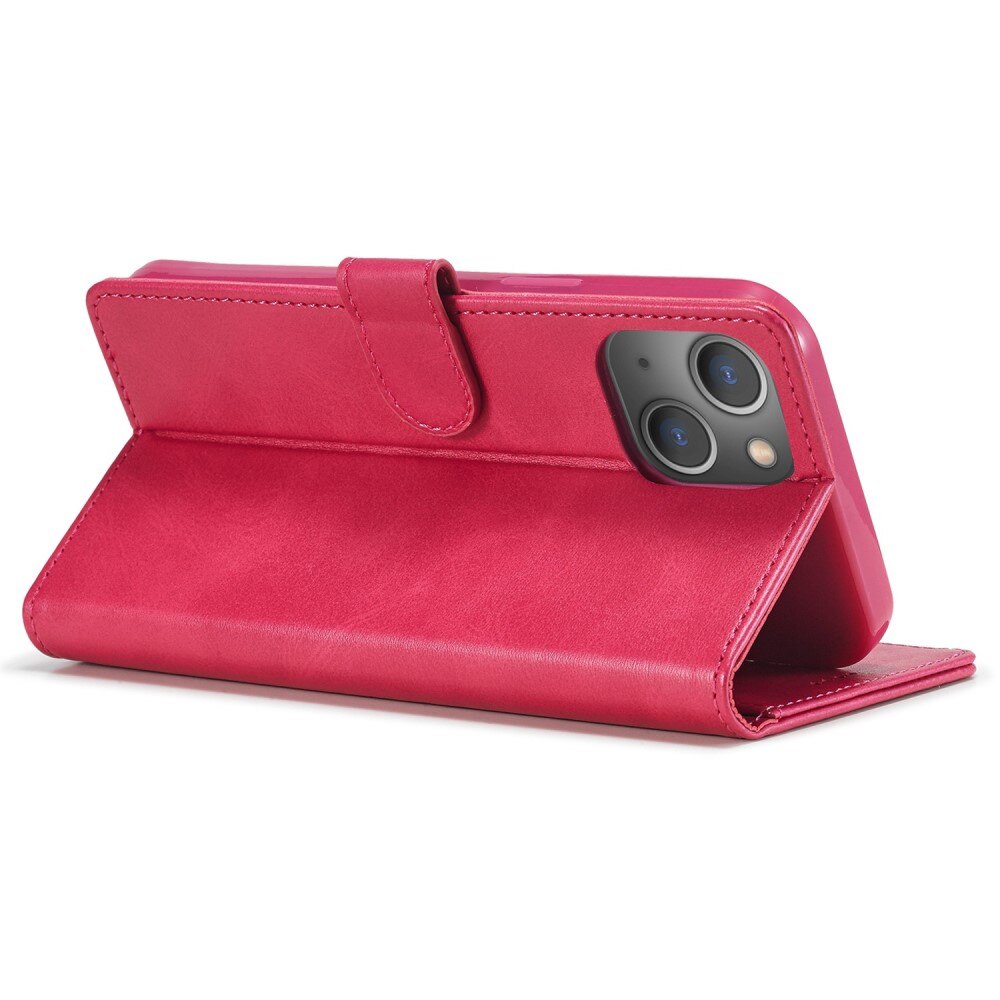 iPhone 14 Plus Wallet Case Red