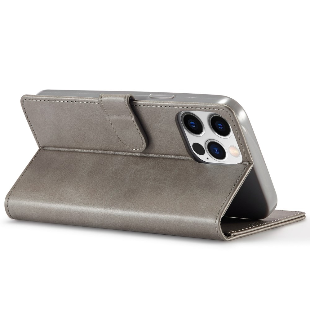 iPhone 14 Pro Max Wallet Case Grey