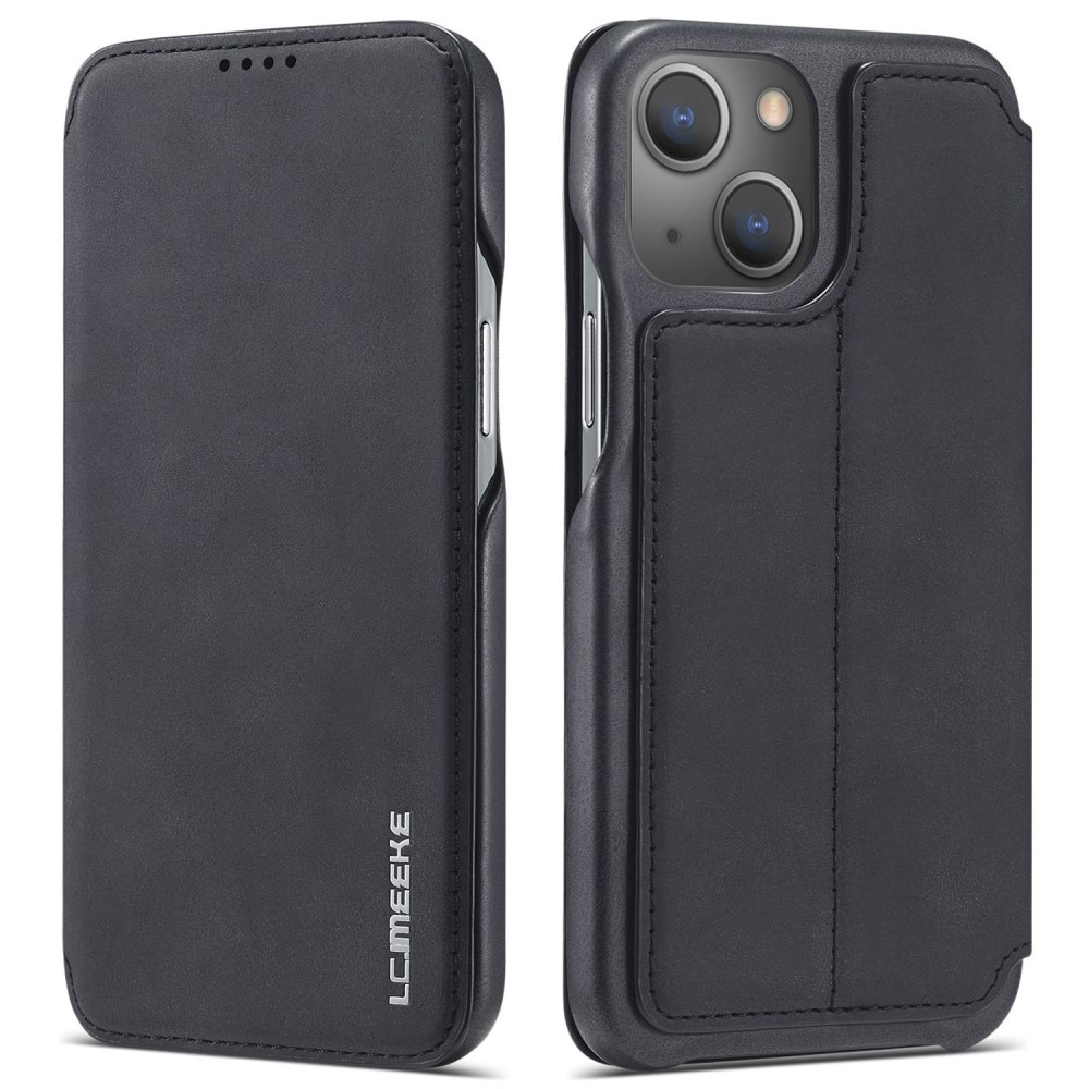 iPhone 14 Plus Slim Wallet Case Black