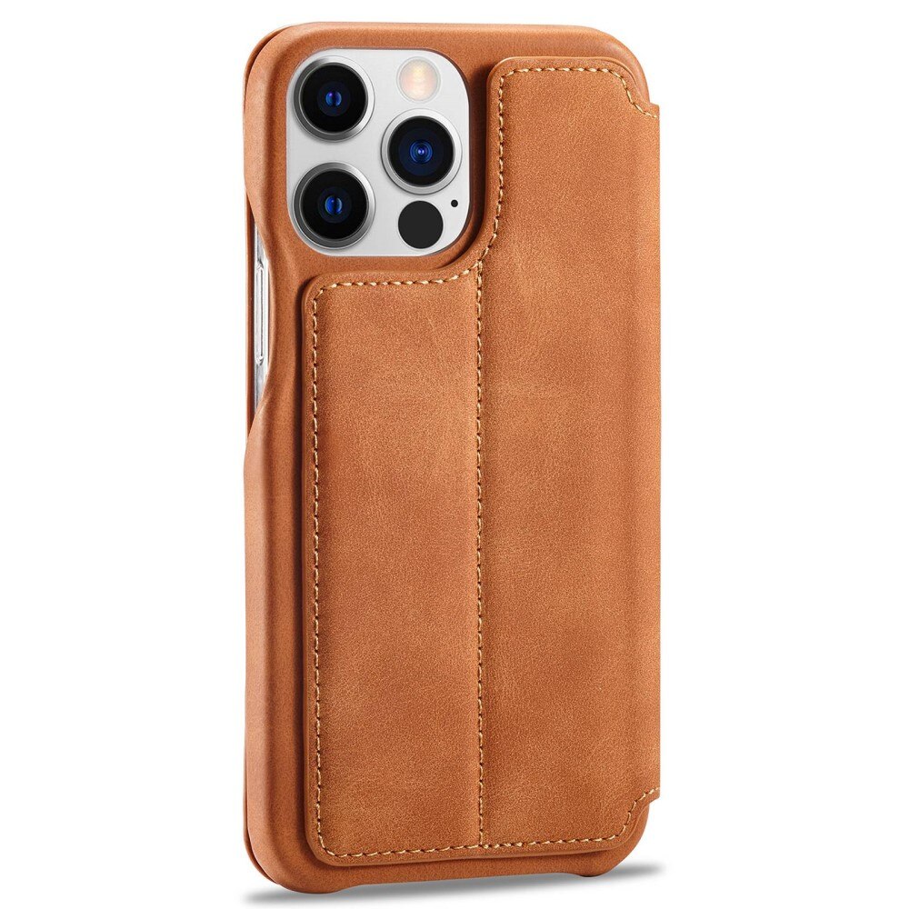 iPhone 14 Pro Slim Wallet Case Cognac