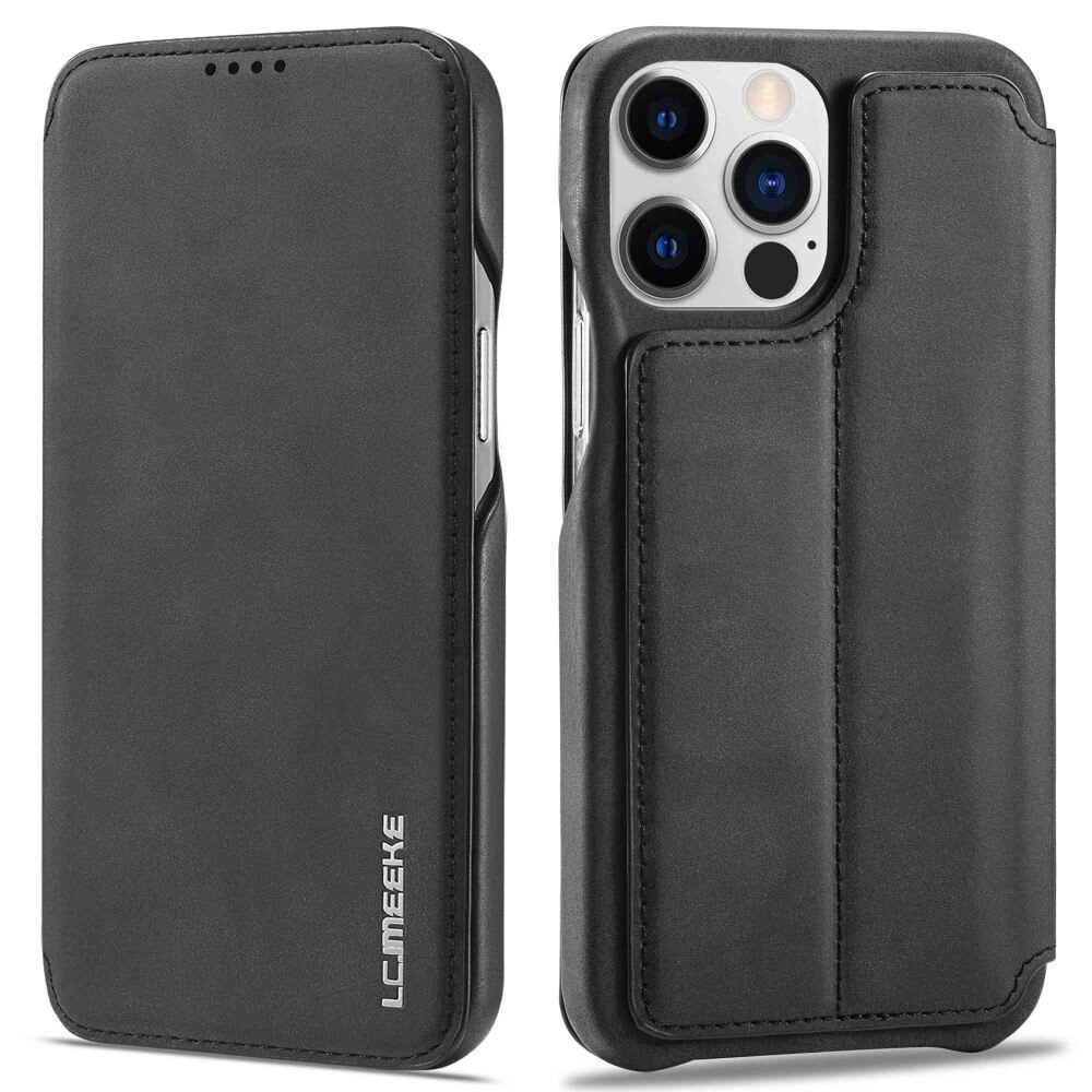 iPhone 14 Pro Max Slim Wallet Case Black