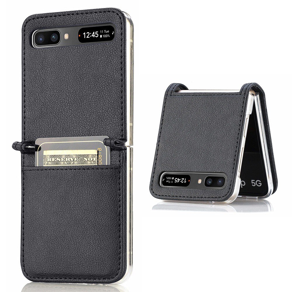 Samsung Galaxy Z Flip Slim Card Wallet Black