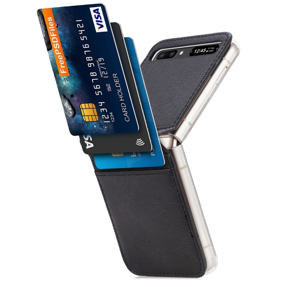 Samsung Galaxy Z Flip Slim Card Wallet Black