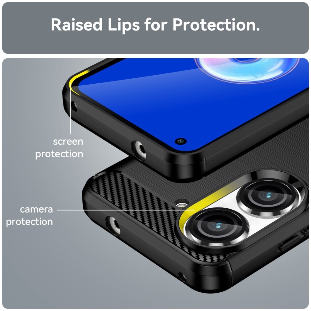 Asus Zenfone 9 Brushed TPU Case Black