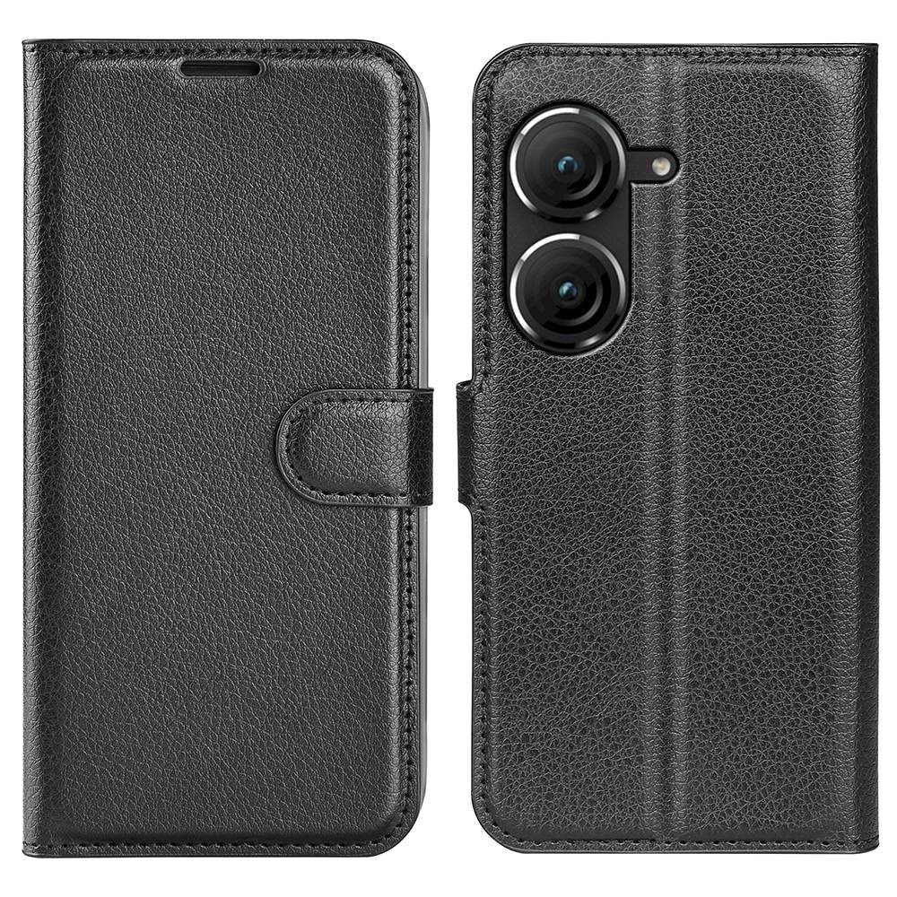 Asus Zenfone 9 Wallet Book Cover Black