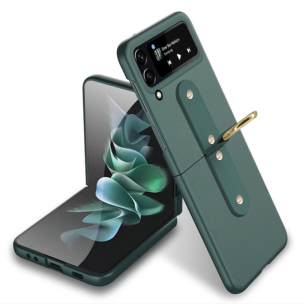 Samsung Galaxy Z Flip 4 Case with ring holder Green