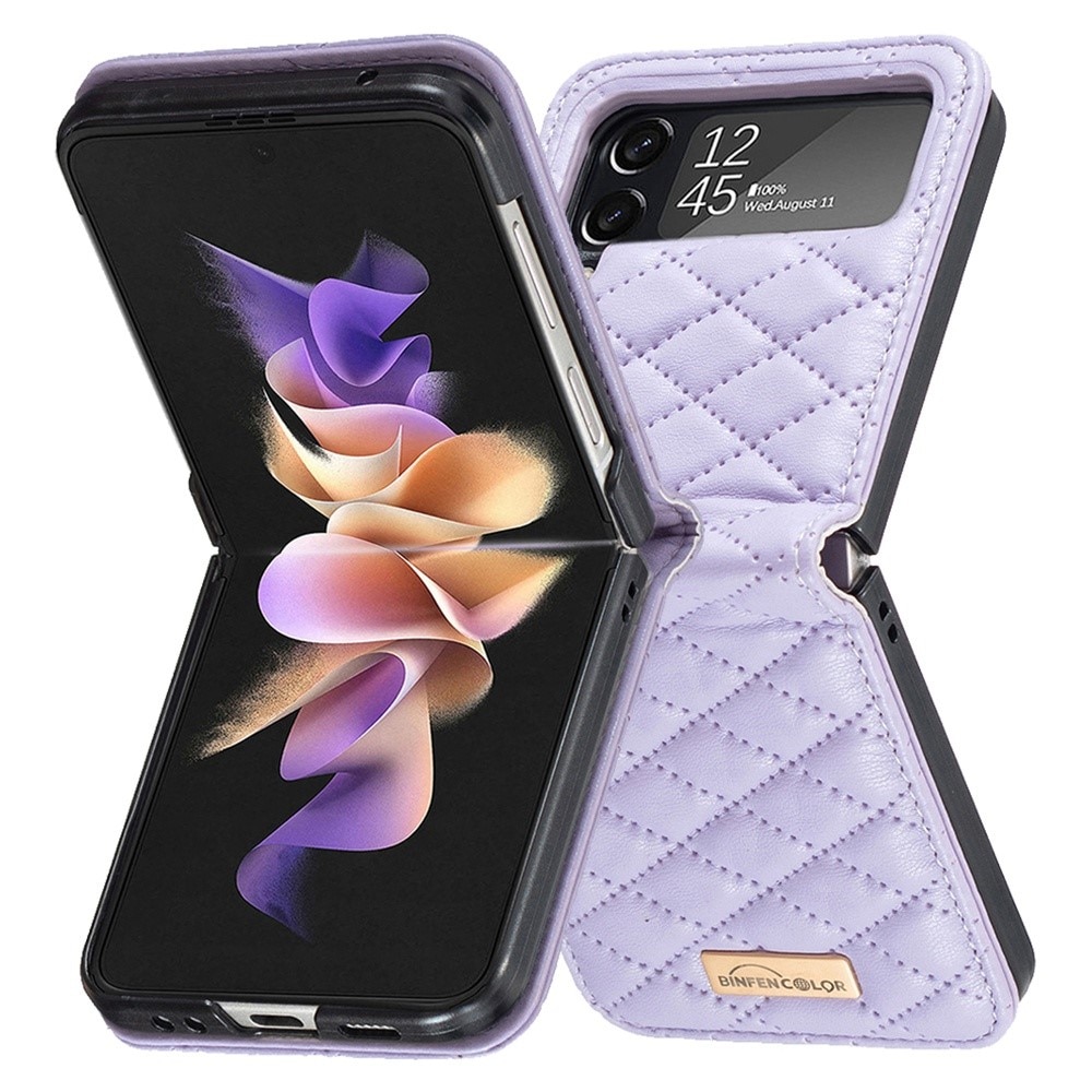 Samsung Galaxy Z Flip 4 Quilted Cover Purple