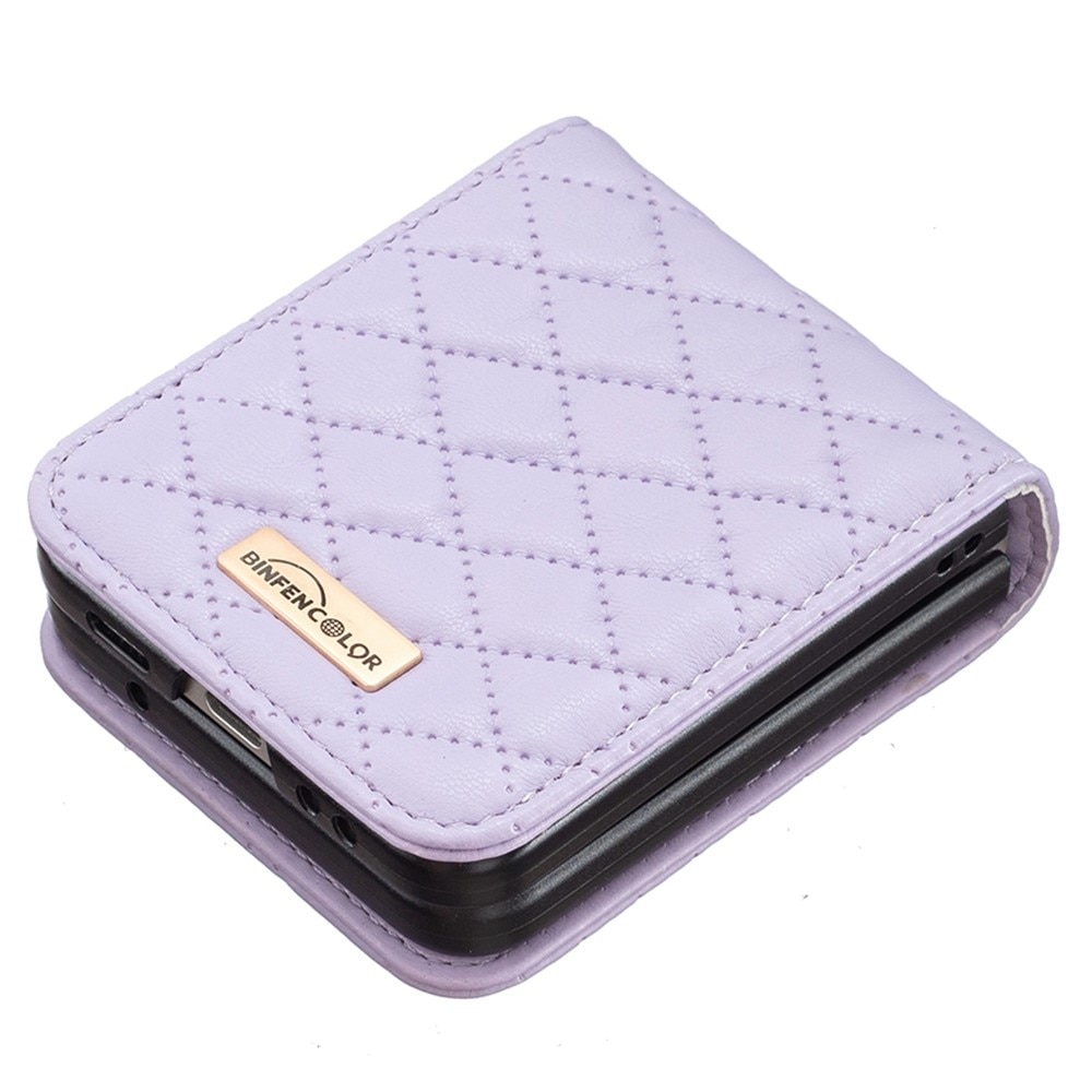 Samsung Galaxy Z Flip 4 Quilted Cover Purple