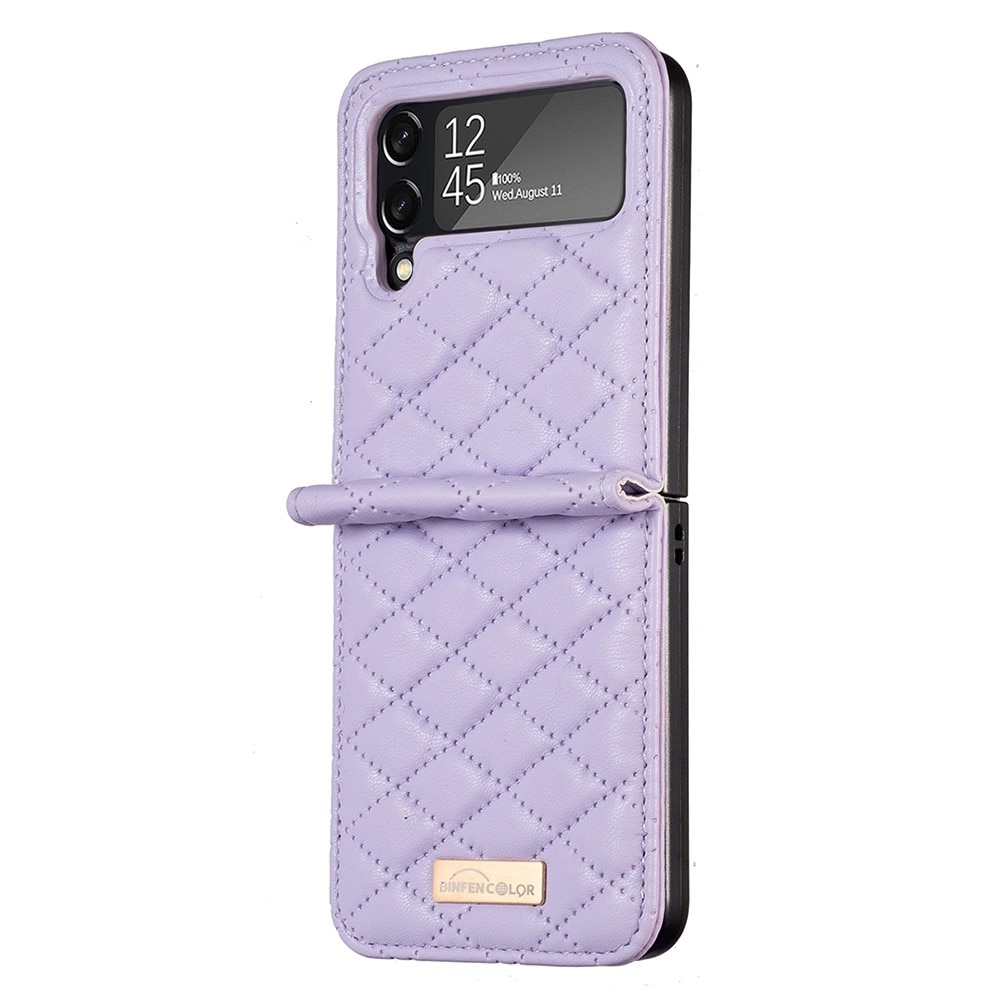 Samsung Galaxy Z Flip 4 Quilted Cover Purple
