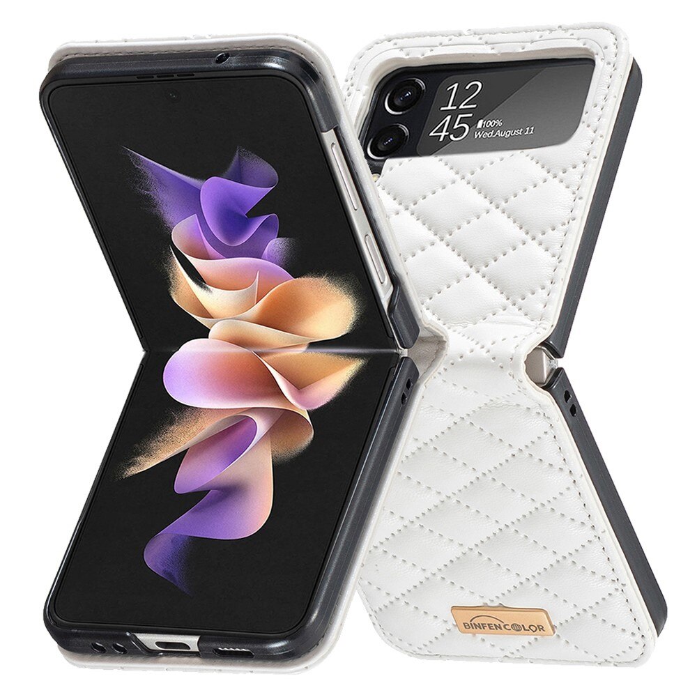 Samsung Galaxy Z Flip 4 Quilted Cover White