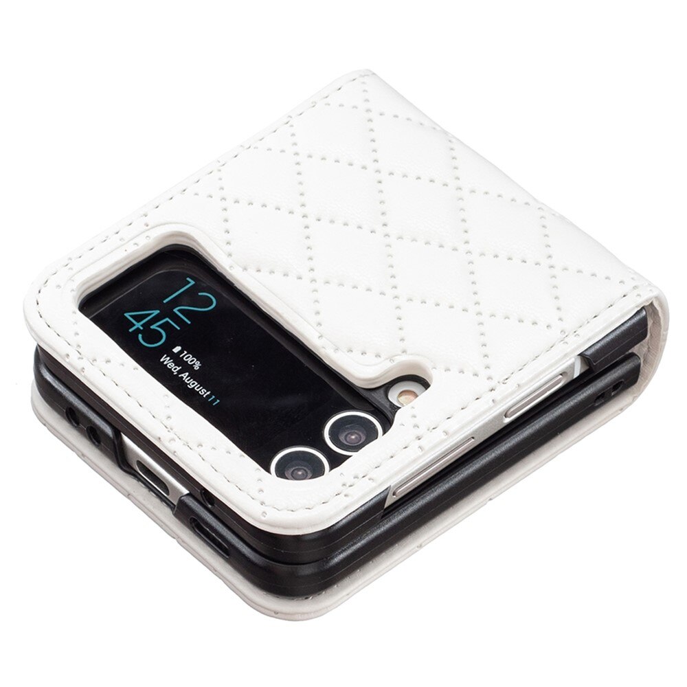 Samsung Galaxy Z Flip 4 Quilted Cover White