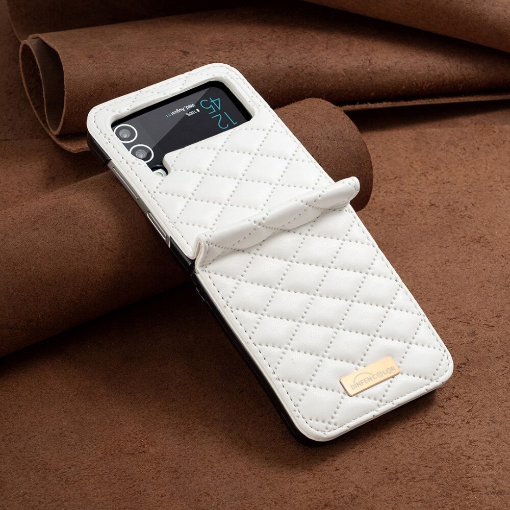 Samsung Galaxy Z Flip 4 Quilted Cover White