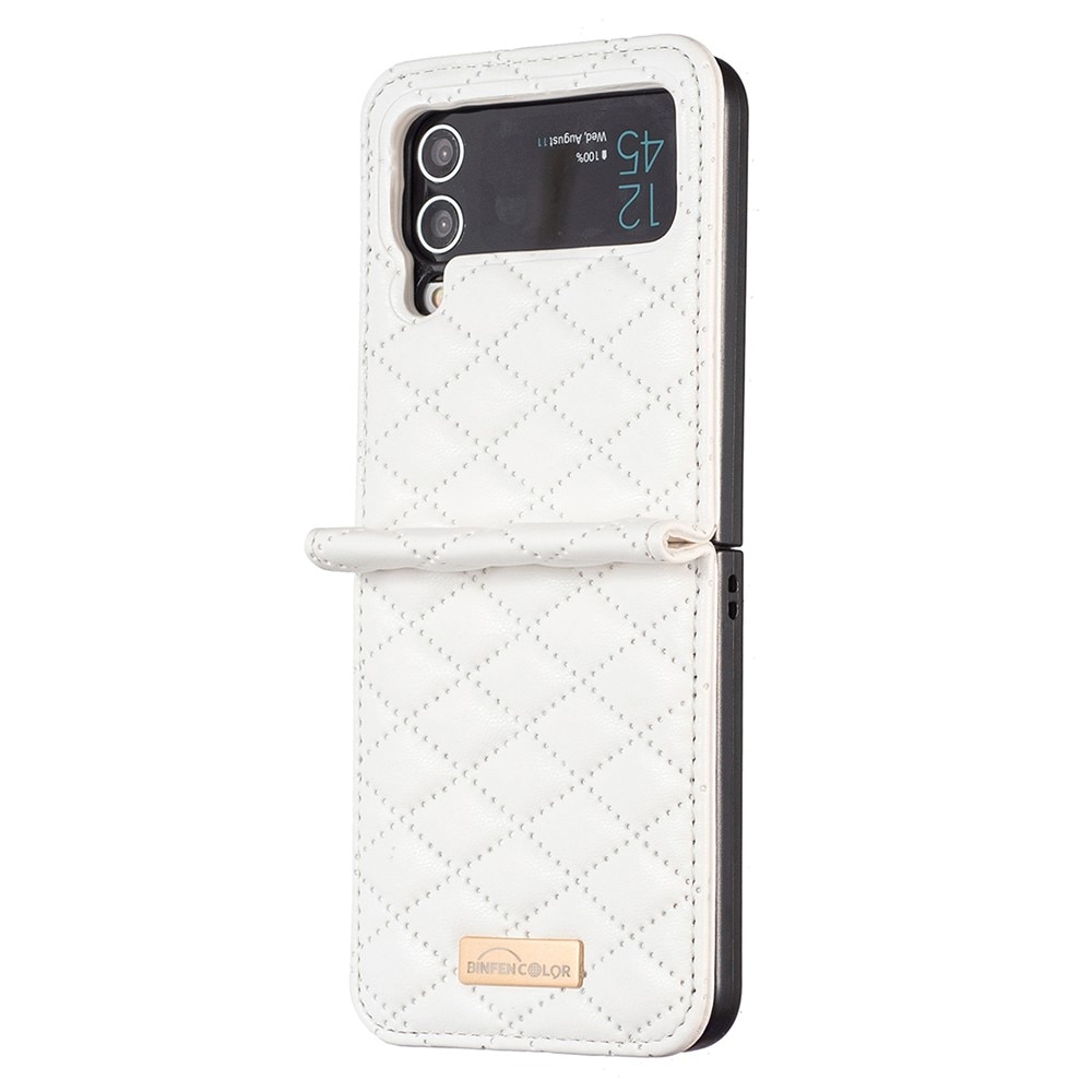 Samsung Galaxy Z Flip 4 Quilted Cover White